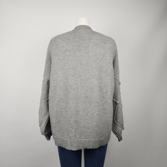 Staccato Grey Knit Cardigan Size L - Picture 5 of 8